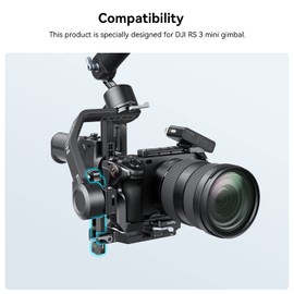 SmallRig RS 3 Mini Extended Vertical Arm, Extension Mount Plate for DJI RS 3 Mini, for Lower Center of Gravity - 4196