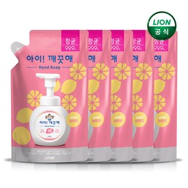 The child is clean I’m Clean Refill 200ml x 5 (scent available) - 05./Kid Clean/Kitchen Scent/200ml refill x 5 / 아이깨끗해 리필 200mlx5개 (향선택가능) - 05./아이깨끗해/키친향/200ml 리필 x 5개
