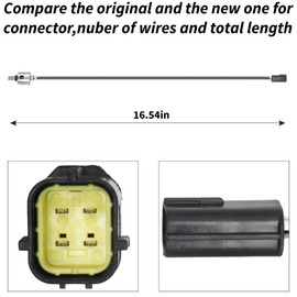 DOSKJOK Sensor de oxígeno O2 234-4290, compatible con Aveo Aveo5 G3 Wave