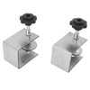 2pcs Drawer Front Mounting Clamp for Woodworking, Steel Plate, with
