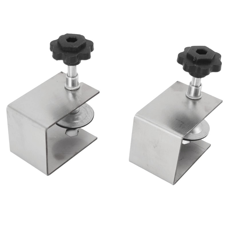 2pcs Drawer Front Mounting Clamp for Woodworking, Steel Plate, with