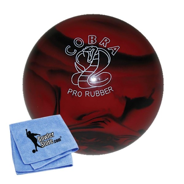 EPCO Duckpin Bowling Ball - Cobra Pro Rubber - Red