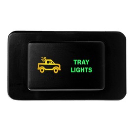 12V 3A ON-OFF Horizontal Push button Switch REVERSE LIGHTS for Nissan PATROL GQ (1987~1997) GU Series 1 (1997~2001) AMBER GREEN