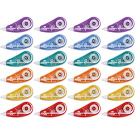 STATIONERY ISLAND Correction Tape 24Pcs, Total 120m Correction Tape Mouse, White Out Correction Tape Roller 5mm for School and Office Supplies