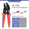 HKS Crimping Tool for AWG 28-18 (0.1-1mm²) Delphi APTIV Terminals,
