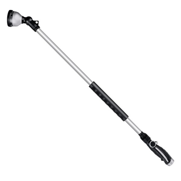 RESTMO 36” Long Watering Wand, Metal Garden Hose Wand with