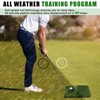 BIRDIEBLAST Premium Golf Hitting Mat, 10mm Foam Padding with Rubber