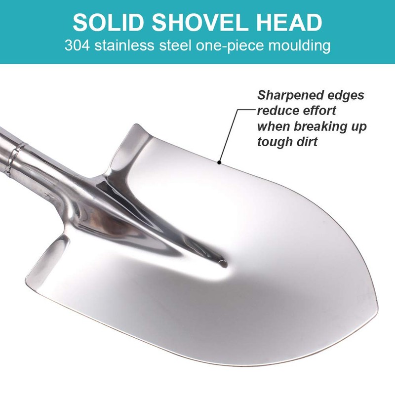 31.5 Inch Short Garden Shovel for Digging in The Yard,