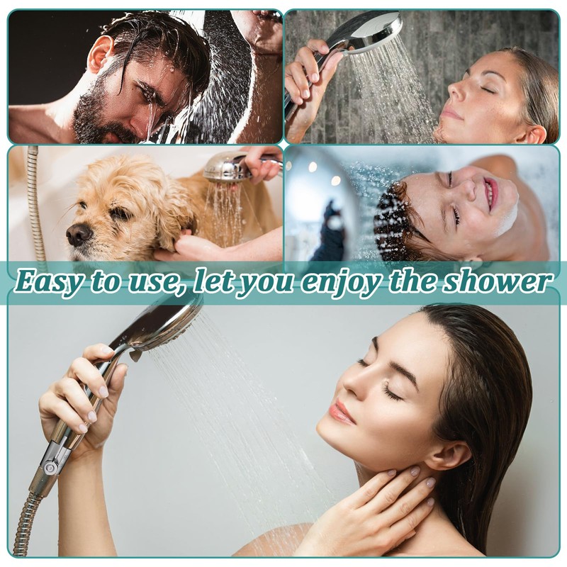 [2 Pack] Shower Head Shut Off Valve 304 Stainless Steel