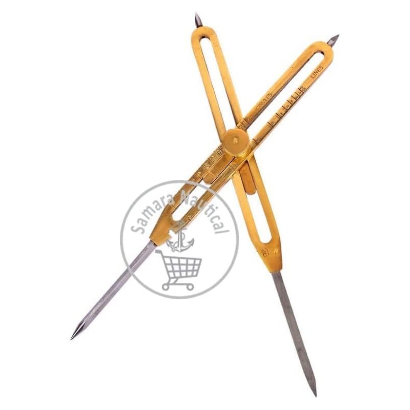 Humaira Nautical Brass Drafting Tool Proportional Divider 12 inch Scientific