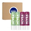 NIVEA Paquete variado de cuidado de labios vegano, aceite de