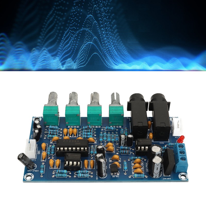 Reverberation Board Microphone Reverb Plate PT2399 Chip PCB Microphone Reverb