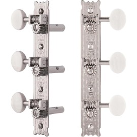 Stewmac Golden Age Restoration Tuners for Slotted Peghead Guitar - Fleur-de-Lis,...