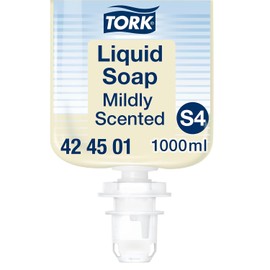 Tork Mild Scented Hand Liquid Soap S4, Fresh Scent, 1000 ml, 424501