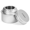 Portable Mini Aluminum Alloy Alcohol Stove with Lid Outdoor Camping