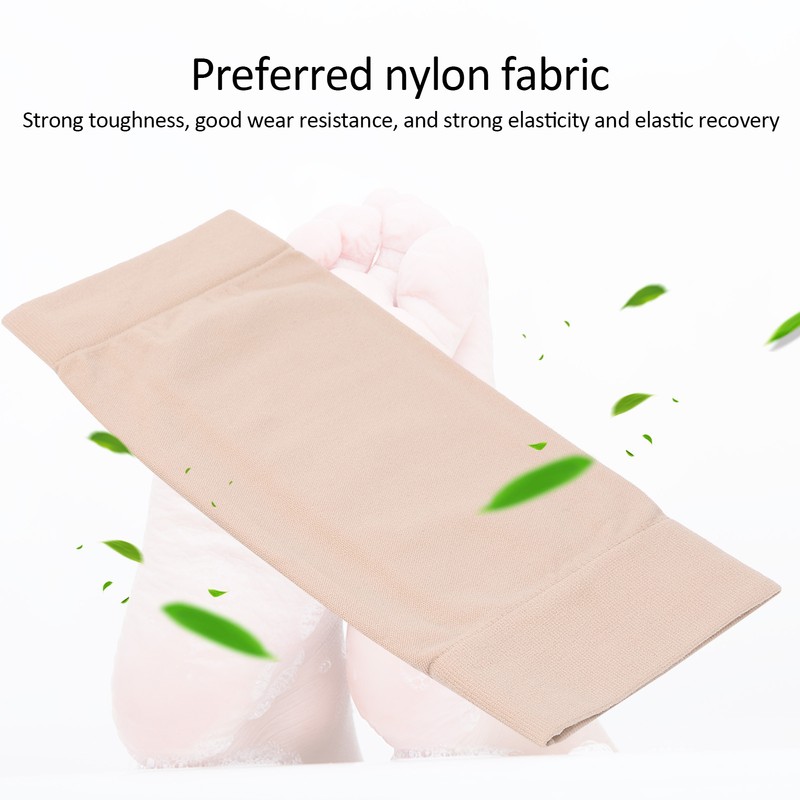 1Pair Elastic Heel Sleeve Padded Compression Ankle Socks Foot Protective