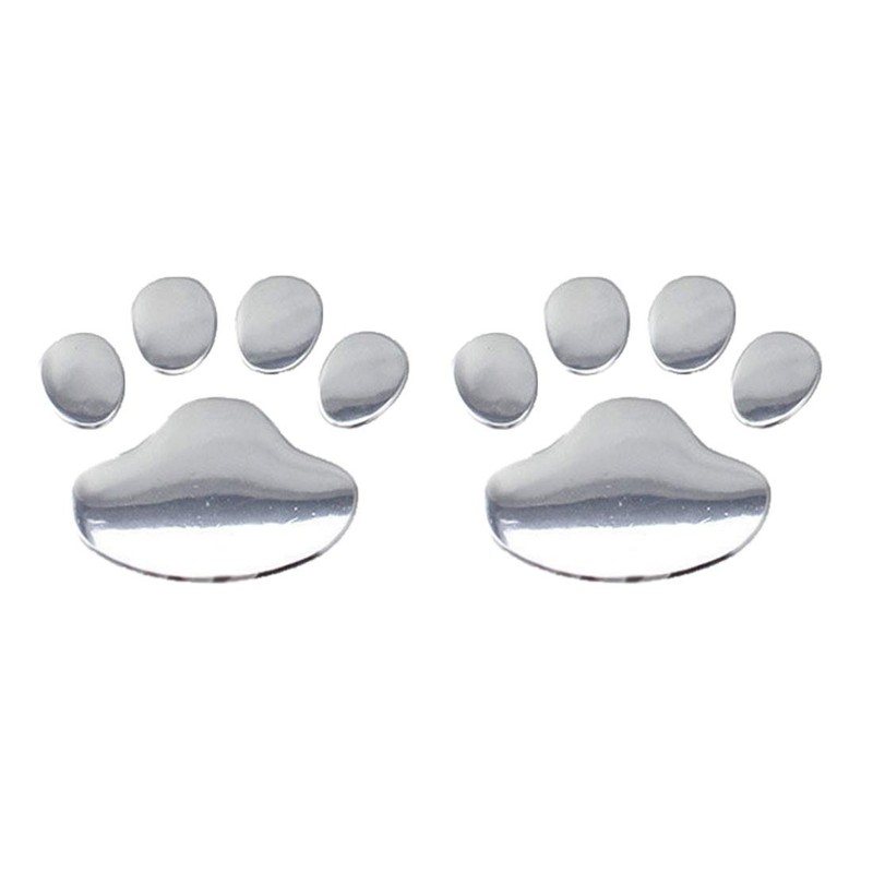 AVILMORE 3D 3D Paw Sticker Car Sticker Set of 2