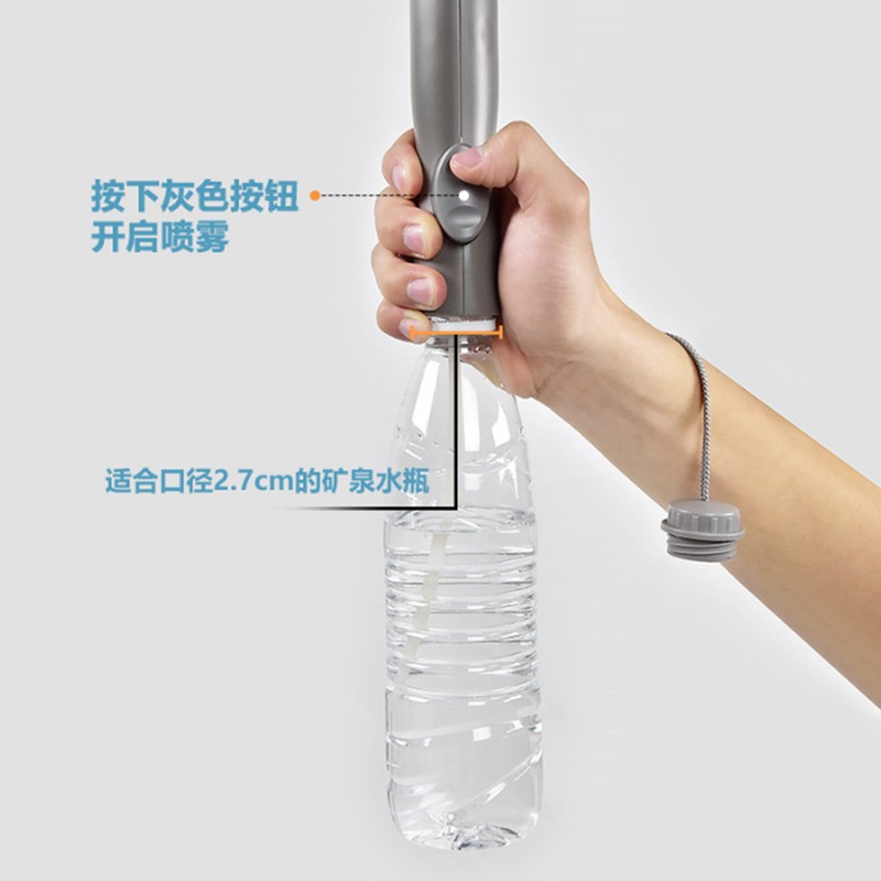 Umbrella with Built In Fan and Mist Spray 190T Vinyl