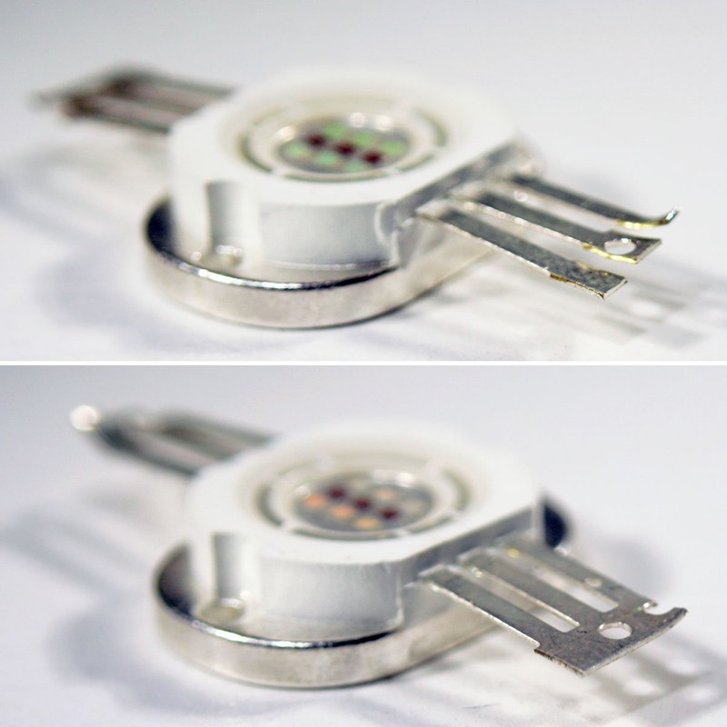 world-trading-net LED Highpower Chip 10 W RGB Round, 350 mA