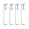 Micro Traders 4Pcs Profile Bricklaying Clamp, 12 Inch Galvanized Steel