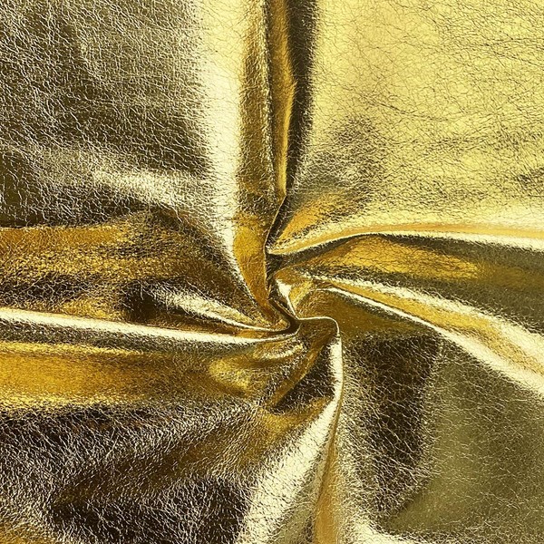 XHT 1 Yard 91x137cm Metallic Solid Leatherette Faux Leather Crafting