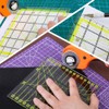 UOOU 4 Pack Quilting Ruler, Quilting Ruler Quilting Templates Fabric
