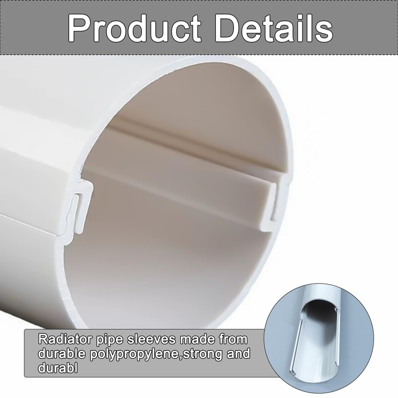 ASOFTY Set of 4 Heating Pipe Cover with 4 Heating
