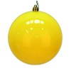 Vickerman 624036-2.75" Yellow Shiny Ball Christmas Tree Ornament (12 pack)