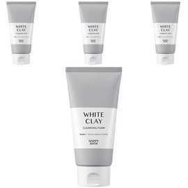 Happybath 해피바스 화이트 클레이 모공 클렌징폼 150g 5개 Happy Bath White Clay Pore Cleansing Foam 150g 5pcs