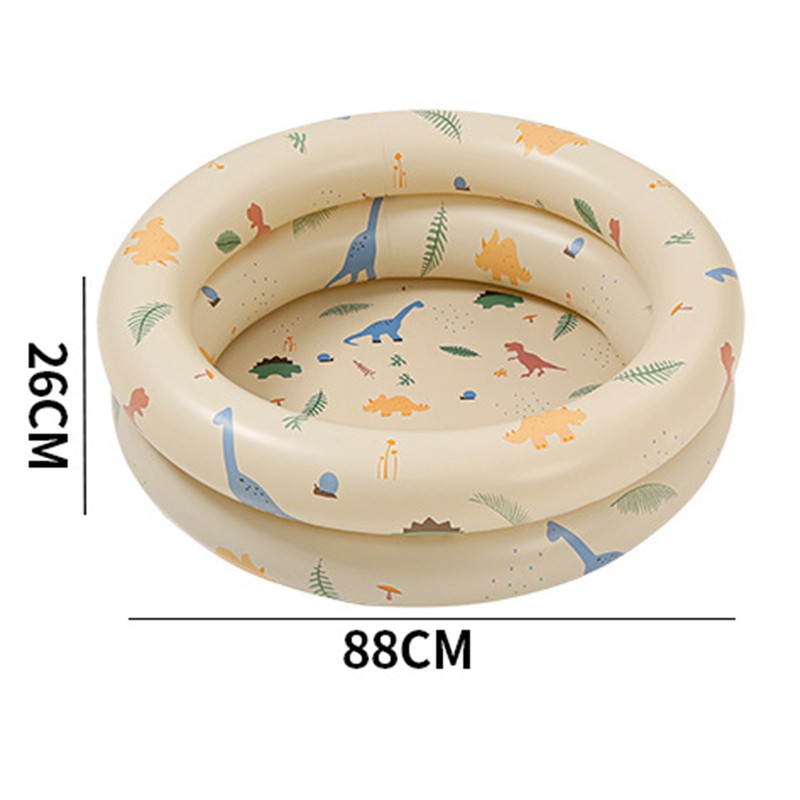 Inflatable Pool Baby Retro Blow Up Swimming Pool Family Cute
