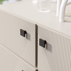 The Hairpin Leg Co. [HLC] Furniture Knobs - Modern Furniture Hardware - Cupboard Cabinet Handles Drawer Pulls [30mm/Matt Black]