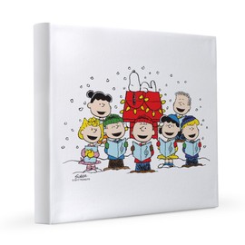 CafePress Peanuts Gang Christmas 8x8 Canvas Print