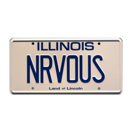 Celebrity Machines Ferris Bueller's Day Off | NRVOUS | Stamped License Plate