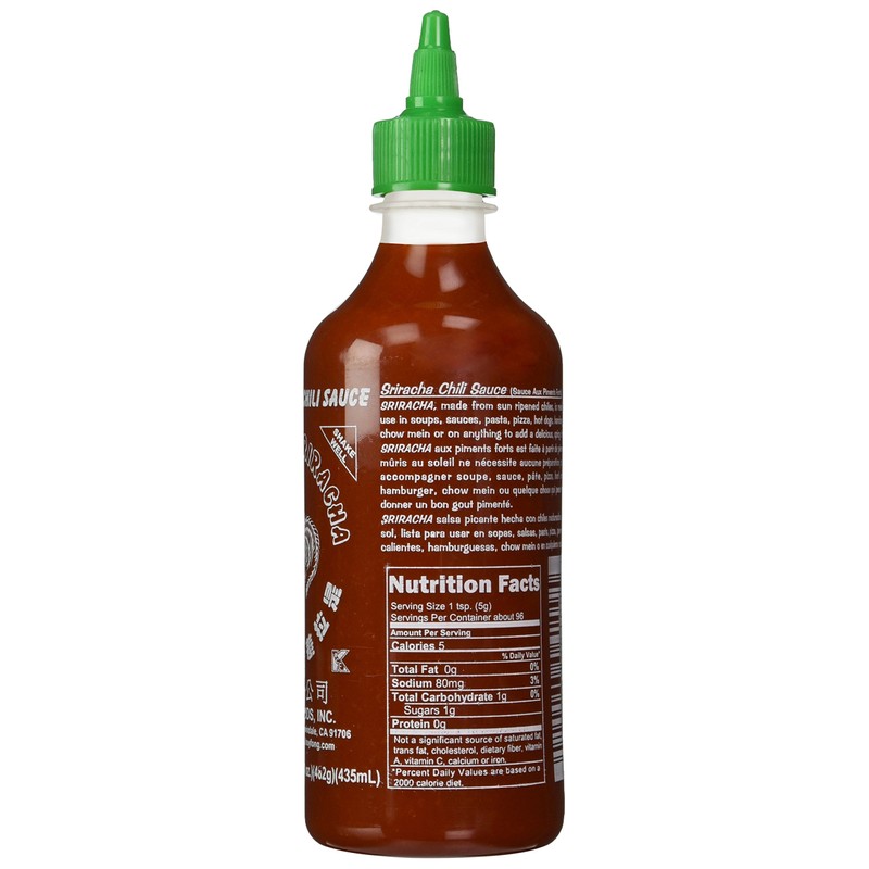 Huy Fong - Sriracha Hot Chili Sauce (Net Wt. 17
