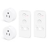Remote Control Outlet, NineLeaf 2Set Wireless Plugs Outlet, Remote Light
