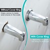 Enhon Chrome Universal Bathroom Tub Spout with Metal Tub Spout