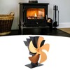 5 Blade Heat Powered Stove Fan Fireplace Fans Self Generating