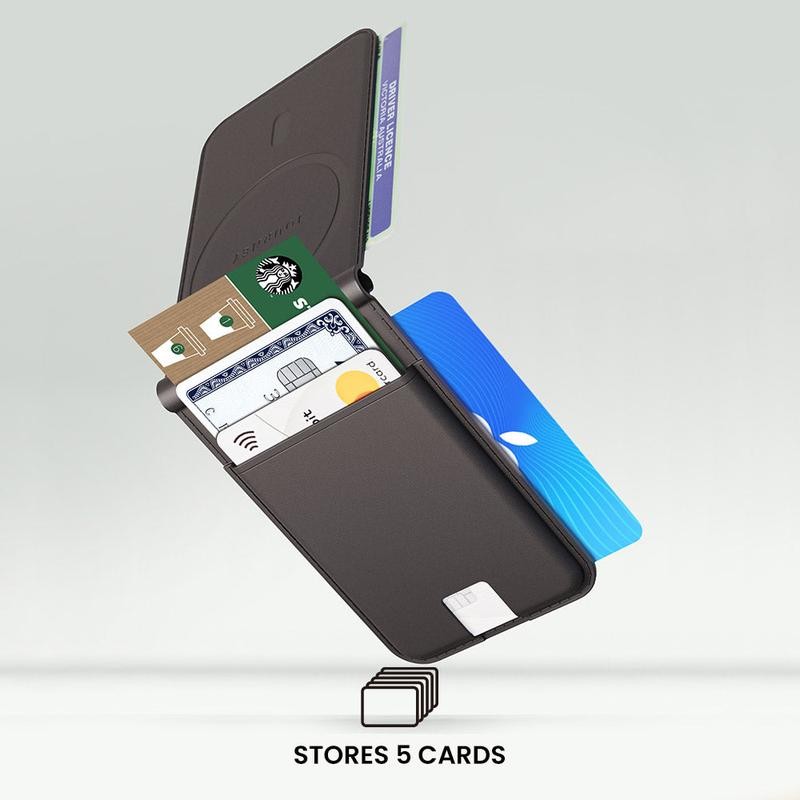 EZMO MagSafe Wallet & Phone Stand - Color: Dove Grey