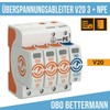 OBO Bettermann SurgeController V20 V20-3+NPE-280 Three-Pole with NPE Surge Arrester