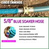 Cercis Chinensis Soaker Hose 5/8inchx 75ft With Aluminium End,Blue Rubber