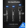 toolant Impact Socket Adapter Set, 3 pcs, 1/4", 3/8", 1/2"