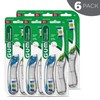 GUM Travel Toothbrush with Folding Handle, Soft Bristles, Compact, 2