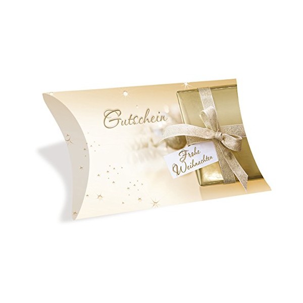 Voucher Cards in Case Shape (Set of 10) Foldable, with