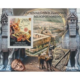 Central African Republic miniature sheet 923 (complete. issue) unmounted mint/never hinged ** MNH 2012 Old mesopotamische Civilization (Stamps for collectors)