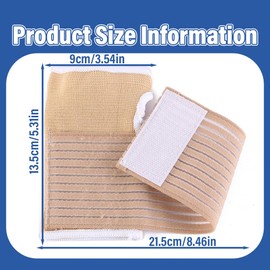 Handgelenkbandage, 4 Stück Atmungsaktiv Wrist Wrap Bandage Handgelenk, Handgelenkstütze Handbandage, Handgelenk Bandagen mit Klettverschluss, Elastische Handgelenkbandage