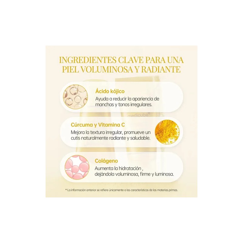 Medicube Mascarilla Nocturna Kojic Cúrcuma Iluminadora 75ml