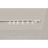 Recessed Ceiling Curtain Track Set (10' in 2 Sections-White)