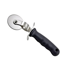 Soro Essentials- 2-1/2" Stainless Steel Blade Pizza Cutter with Black Non Slip Soft Grip Handle- Pizza Wheel Pizza Slicer Pizza Cutter Wheel for Cutting Slice Thick or Thin Pizza Crusts Pies Pizza