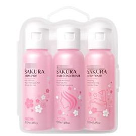 Sakura Bath Set 3pcs,Body Care Set