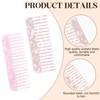 2 Pack Portable Tortoise Hair Detangling Mini Celosus Wide Tooth